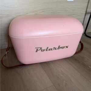 Polarbox 21 Quart Cooler Pink Coral Gold